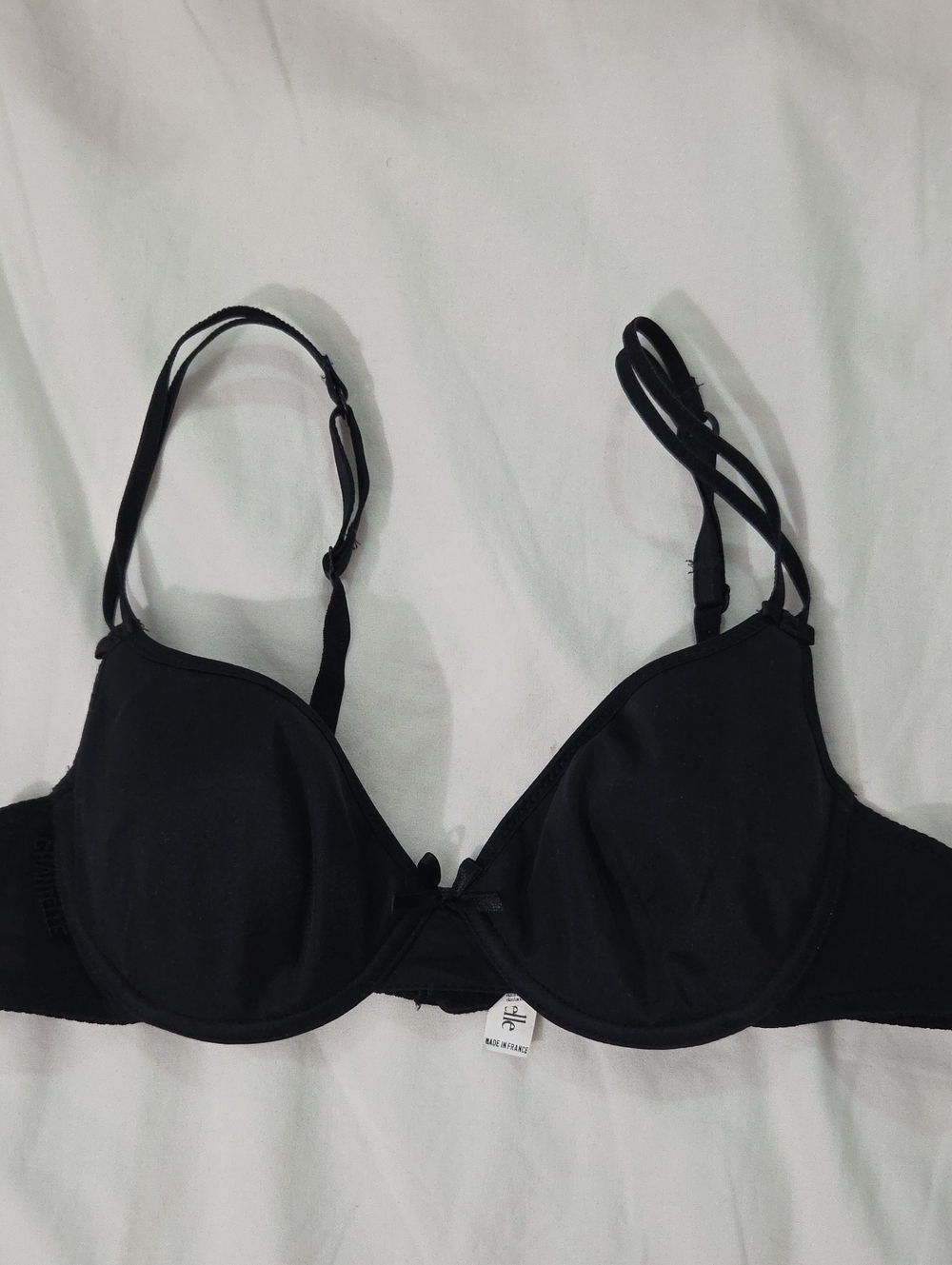 Chantelle Black Underwire Bra with Adjustable Straps